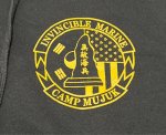 画像2: 米軍放出品　INVINCIBLE MARINE CAMP MUJUK　スウェットパーカー　X LARGE (2)