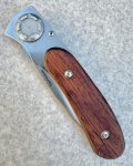 画像8: 米軍放出品 Lone Wolf Paul Prankster–Rosewood Scales w/CPM-S30V Combo Blade   PaulLock Folder – OKCA 2006 Club Knife (8)