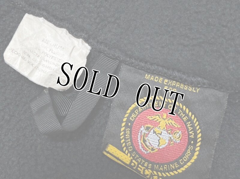 画像6: 米軍実物  USMC　ポーラテックフリース　ブラック　MEDIUM (6)