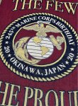 画像2: 米軍実物 USMC モニュメント ブランケット ラグ　タペストリー (2)