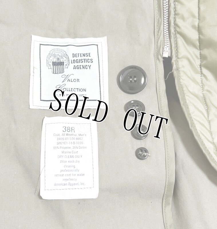 画像5: 米軍実物 海兵隊 ミリタリー トレンチコート  38R (5)