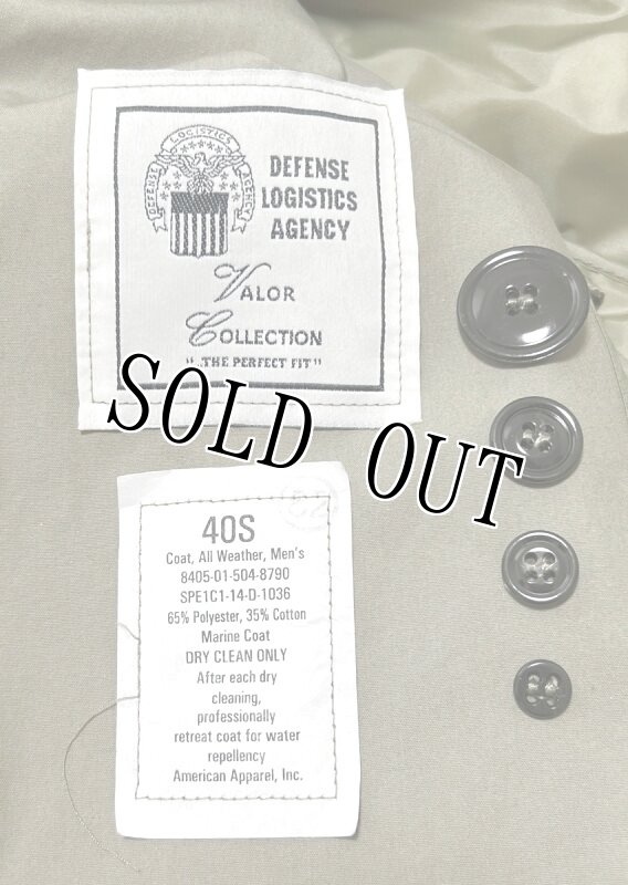 画像3: 米軍実物 海兵隊 ミリタリー トレンチコート 40 S (3)