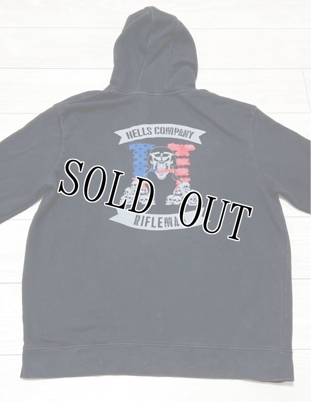 画像4: 米軍放出品 USMC SCHOOL OF INFANTRY スウェットパーカー (4)