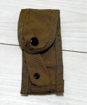 画像1: 米海兵隊実物 MOLLE II 9MM MAGAZINE POUCH（SINGLE)マガジンポーチ (1)