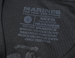 画像5: 海兵隊実物　USMC オフィシャル Tシャツ　LARGE　BLACK (5)