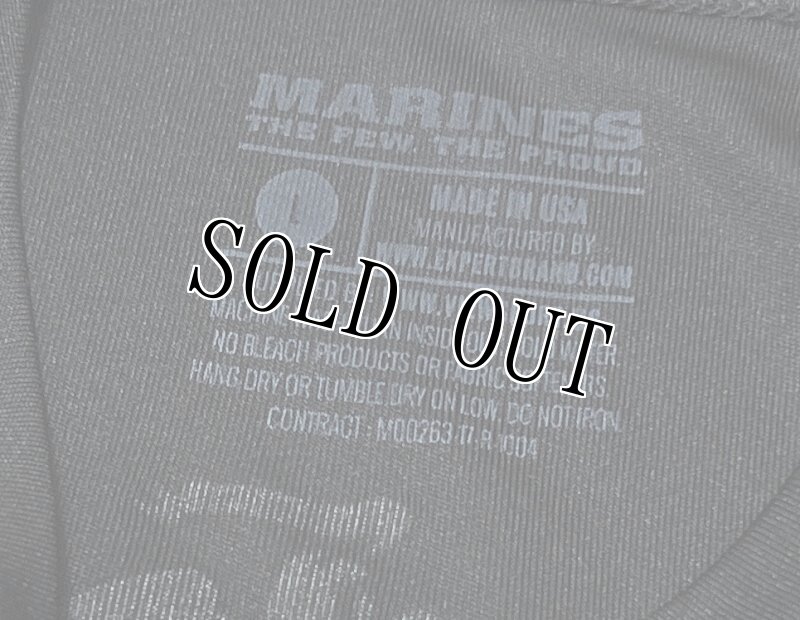 画像5: 海兵隊実物 USMC オフィシャル Tシャツ LARGE BLACK (5)