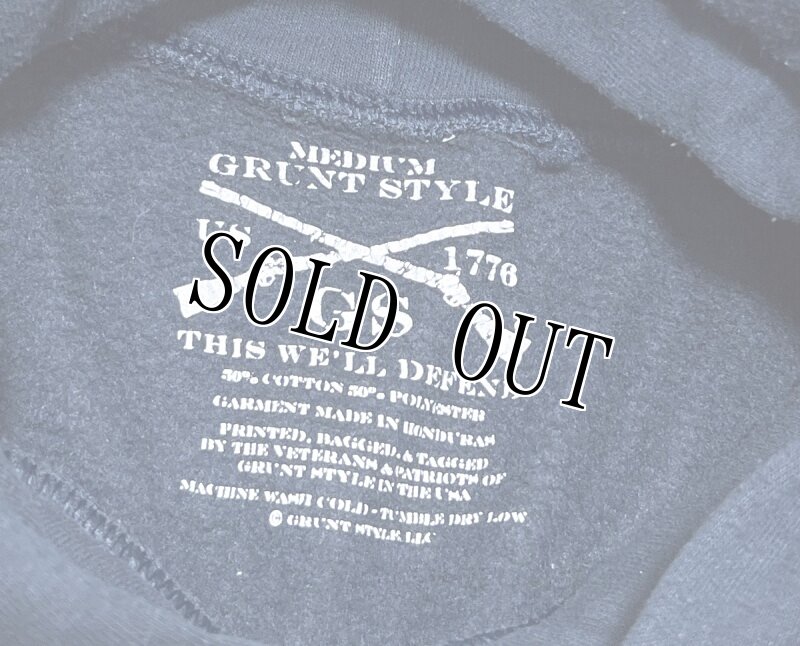 画像5: 米軍放出品 GRUNT STYLE スウェットパーカー MEDIUM (5)