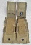 画像2: 米軍放出品 TAC SHIELD Double Universal Rifle マガジンポーチ (2)