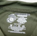 画像5: 米軍実物 USMC　DRI-DUKE　OD Tシャツ　LARGE (5)