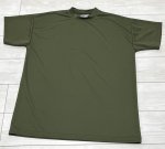 画像1: 米軍実物 USMC　DRI-DUKE　OD Tシャツ　LARGE (1)