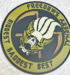 画像2: 米軍放出品 18 MUNS KADENA U.S.AIR FORCE CUSTOM PATCHES ラバー製 ベルクロ ワッペン (2)