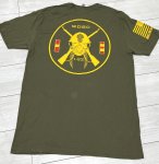 画像3: 米軍放出品　USMC  WOBC Tシャツ　LARGE (3)