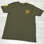 画像1: 米軍放出品　USMC  WOBC Tシャツ　LARGE (1)