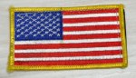 画像1: 米軍放出品 星条旗　ワッペン (1)
