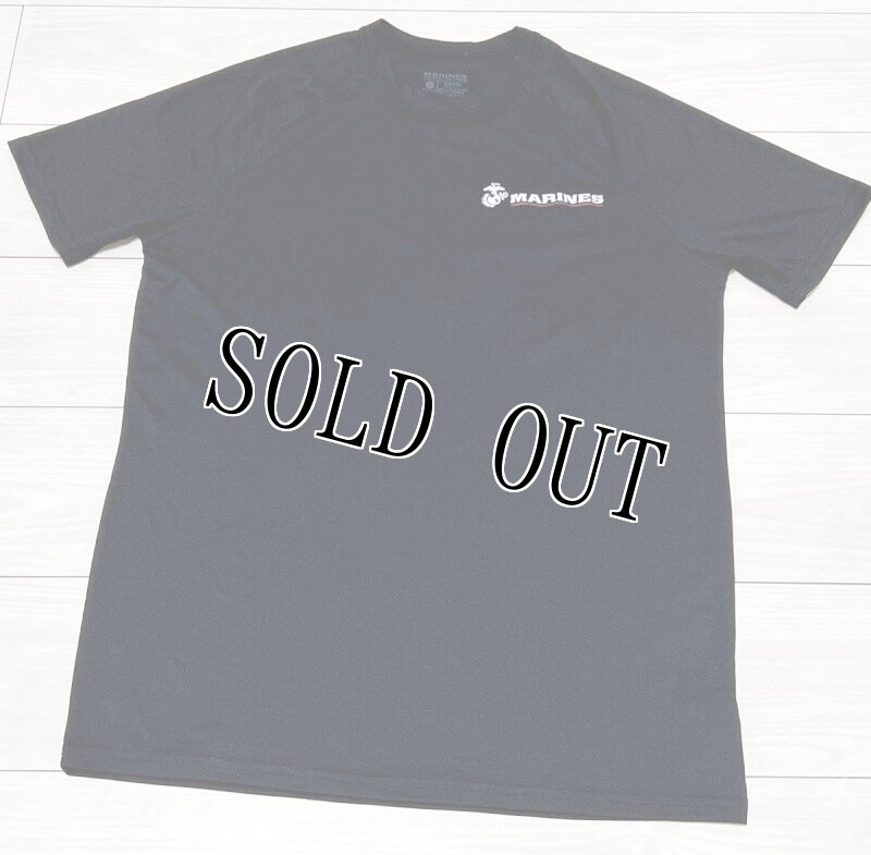 画像2: 海兵隊実物 USMC オフィシャル Tシャツ LARGE BLACK (2)