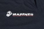 画像3: 海兵隊実物　USMC オフィシャル Tシャツ　LARGE　BLACK (3)