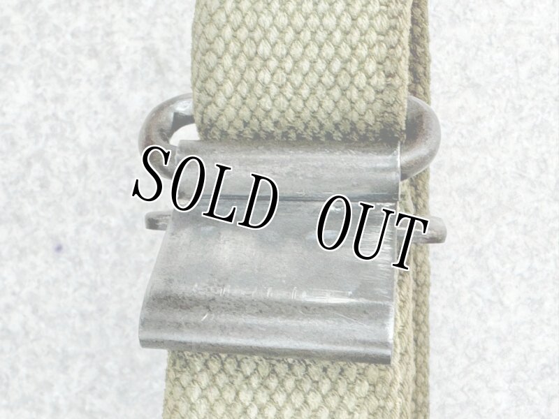 画像2: 米軍実物 M16 コットン   ライフル スリング OD  (2)