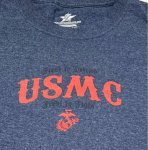 画像2: 米軍放出品　USMC 　Tシャツ　MEDIUM (2)