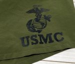 画像2: 米軍放出品　USMC　OD　トレーニングパンツ (2)