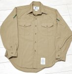 画像1: 米軍放出品,USMC　サービスドレスシャツ　16,5×34 (1)