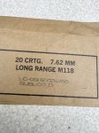 画像5: 米軍実物 20CRTG 7.62MM SPECIAL BALL MALL M118 (5)