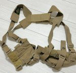 画像7: 米軍放出品 Tactical Assault Gear ショルダー ホルスター 9mmタブルマガジンポーチ　両利き用  (7)