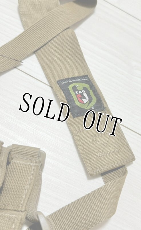 画像6: 米軍放出品 Tactical Assault Gear ショルダー ホルスター 9mmタブルマガジンポーチ　両利き用  (6)