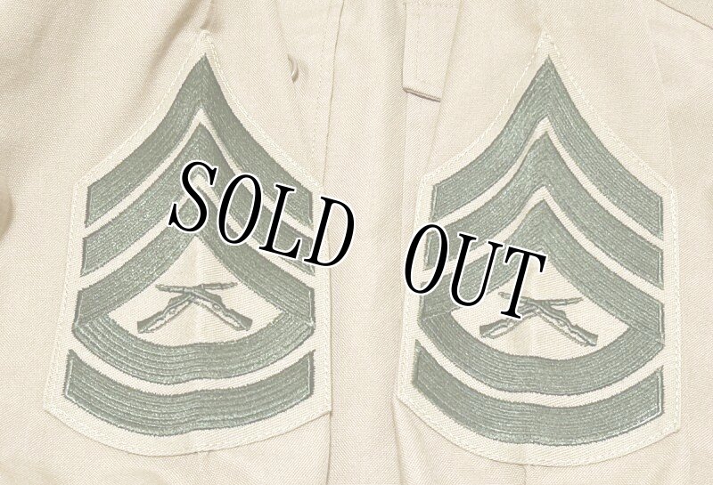 画像2: 米軍放出品,USMC　サービスドレスシャツ　16,5×34 (2)