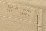 画像4: 米軍放出品,USMC　サービスドレスシャツ　16,5×34 (4)