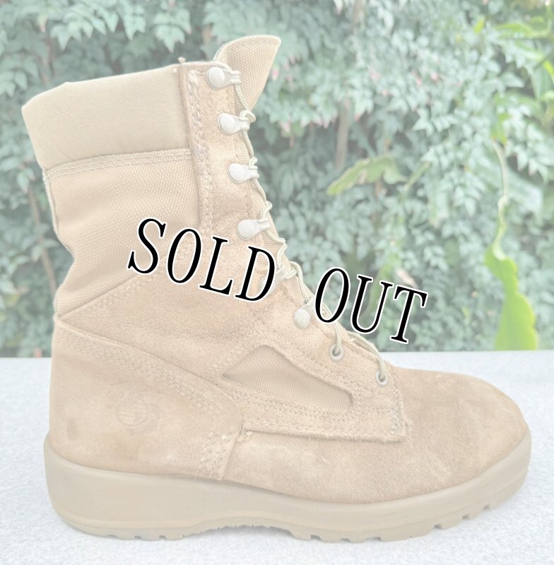 画像2: 海兵隊実物 BATES デザートマーパットブーツ  9.5 W (2)