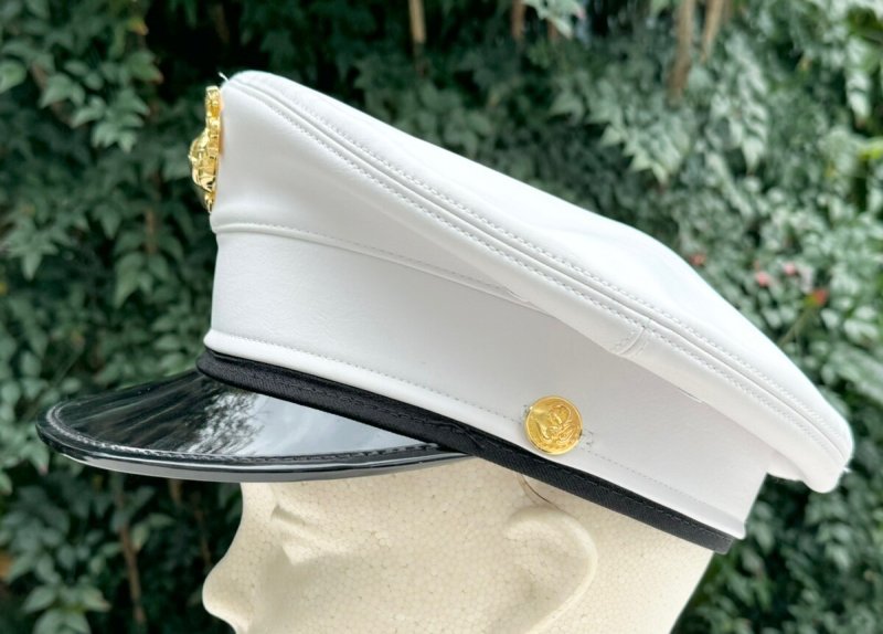 画像2: 米軍実物 US MARINE ドレス キャップ  7 1/8 (2)