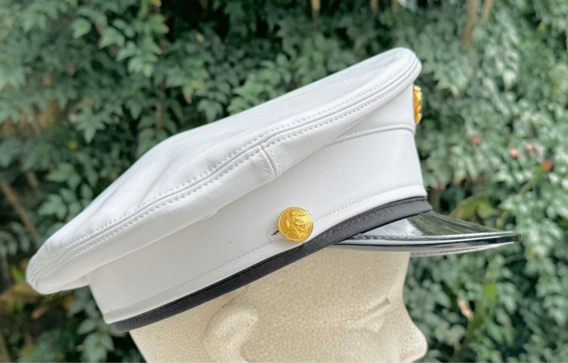 画像4: 米軍実物 US MARINE ドレス キャップ  7 1/8 (4)