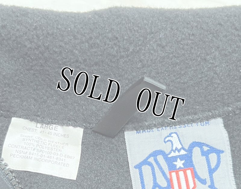 画像6: 米軍実物 ポーラテックフリース ブラック LARGE (6)