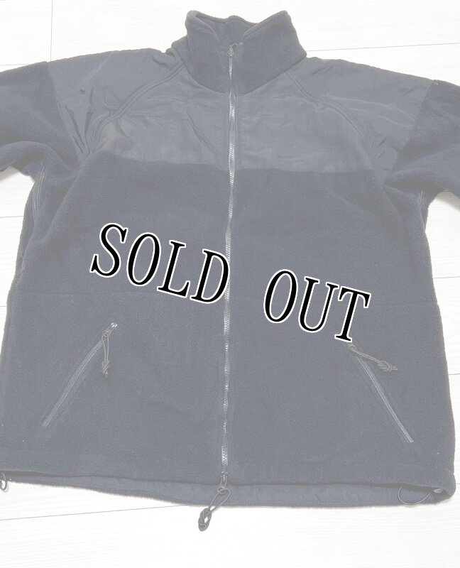 画像2: 米軍実物 ポーラテックフリース ブラック LARGE (2)