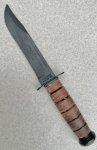 画像2: 米軍実物 KA-BAR USMC アウトドア ナイフ (2)