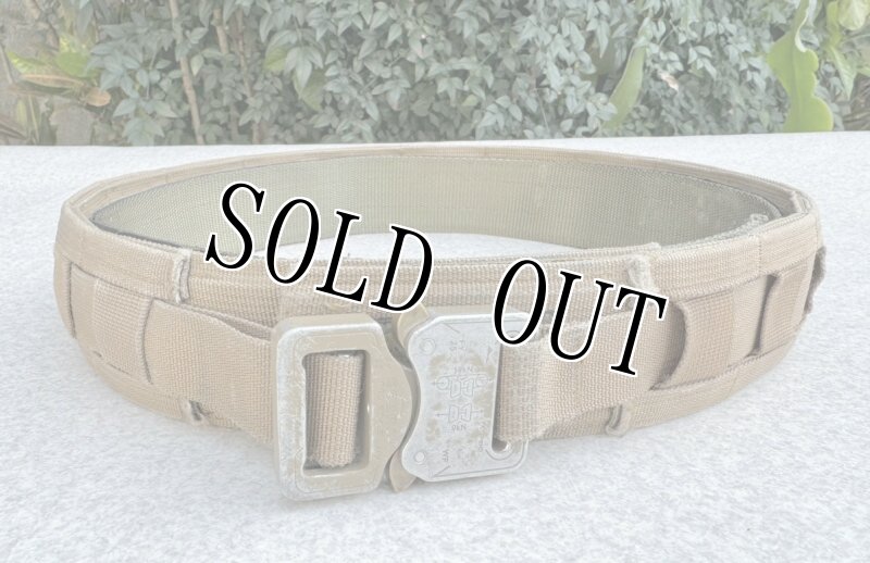 画像4: 海兵隊実物 オードナンス製 タクティカル ガンファイターベルト  コヨーテ MEDIUM (4)