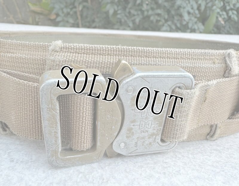 画像5: 海兵隊実物 オードナンス製 タクティカル ガンファイターベルト  コヨーテ MEDIUM (5)