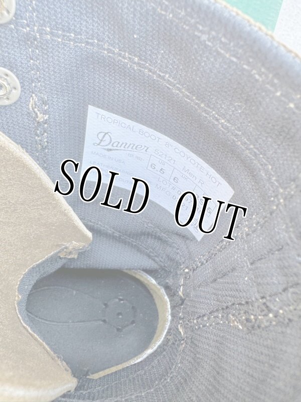 画像11: 米軍実物 DANNER TROPICIAL   8 COYOTE HOT  52121 ダナーミリタリーブーツ (11)