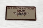 画像1: 海兵隊実物 3RD RECON BATTALION　 パッチ   (1)