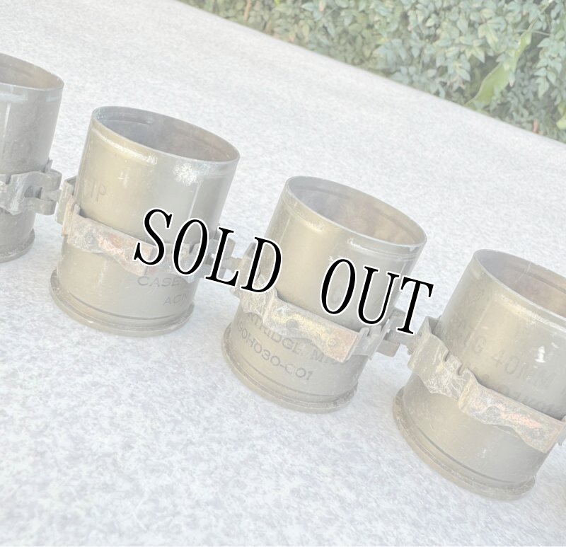 画像6: 米軍実物 40mmグレネード弾 5個セット リンク付 使用済 安全品 (6)