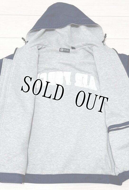 画像4: 米軍放出品 US AIR FORCE フルジップフード付きジャケット  MEDIUM (4)