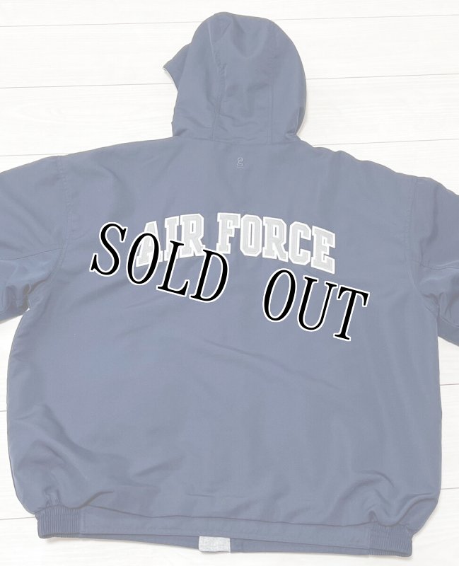 画像3: 米軍放出品 US AIR FORCE フルジップフード付きジャケット  MEDIUM (3)