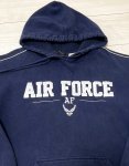 画像2: 米軍放出品　USAF　AIR FORCE スウェットパーカー LARGE (2)