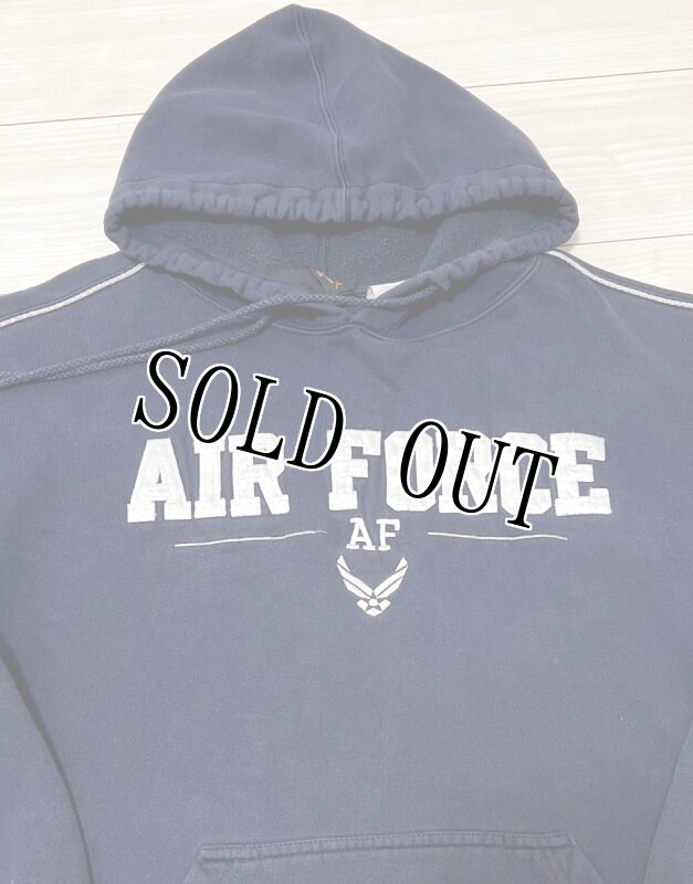 画像2: 米軍放出品 USAF AIR FORCE スウェットパーカー LARGE (2)