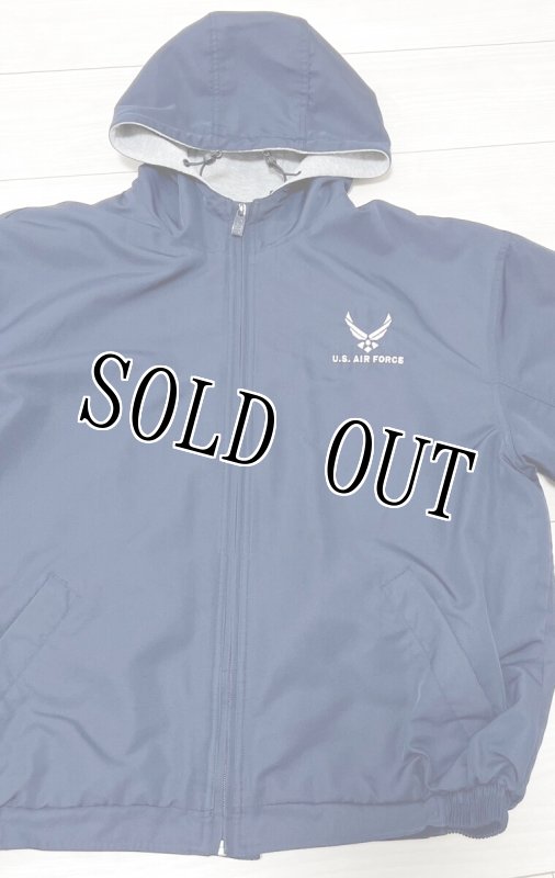 画像2: 米軍放出品 US AIR FORCE フルジップフード付きジャケット  MEDIUM (2)