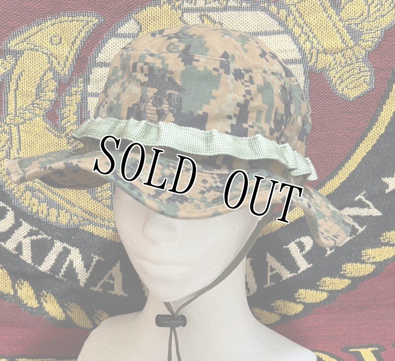 画像1: 米軍実物 ウッドランドマーパットブーニーハット LARGE (1)