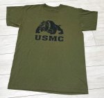 画像1: 米軍放出品　USMC DUKE　OD　Tシャツ　MEDIUM (1)