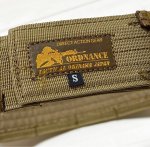 画像3: ORDNANCE TACTICAL OKINAWA オードナンス タクティカル ガンファイターベルト CB  コヨーテ　SMALL (3)