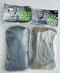 画像1: 米軍放出品 BRICADE QM 550 SURVIVAL CORD  50フィート　2個セット (1)