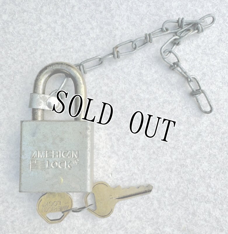画像2: 米軍実物　軍用　AMERICAN LOCK Padlock　南京錠 (2)